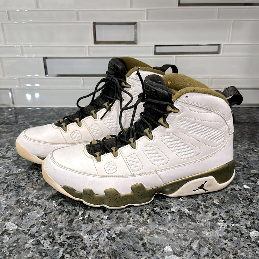 White & Gold Air Jordans